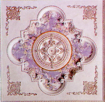 European plaster ceilings textures