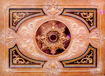 European plaster ceilings textures