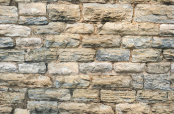 Masonry paving material collected