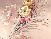 Silk brocade