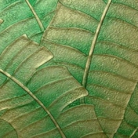 Banana Leaf Pattern Decorative Glass Texture Map