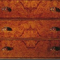 High-grade mahogany furniture drawers 3D texturing download