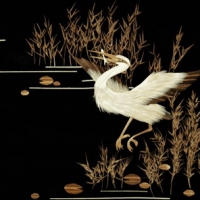 Reed painting of crane predation PS post-mapping download