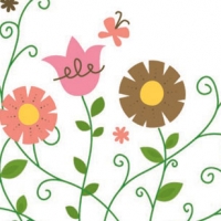 Cartoon simple and elegant wallpaper texture